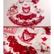 Mademoiselle Pearl Strawberry Cutsew Cardigan Blouses Skirt JSKs and OPs(Reservation/Full Payment Without Shipping)